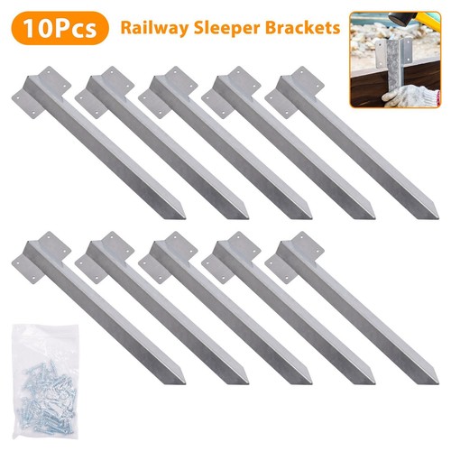 Railway sleeper brackets - 10,