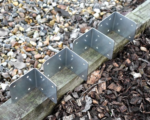 Corner edge timber railway - edge,