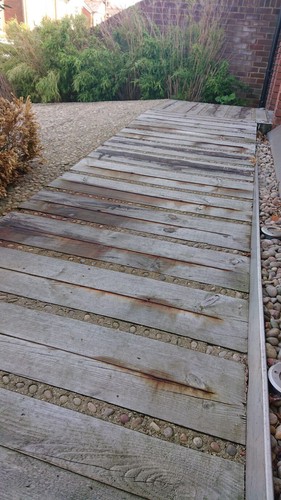 Non slip timber - non-slip, railway